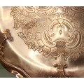 elegant platou victorian. cupru repousse. cca 1900 Marea Britanie